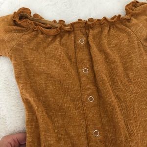 LF Orange Bodycon Dress